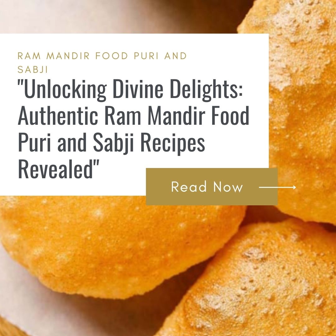 Ram Mandir Food Puri and Sabji