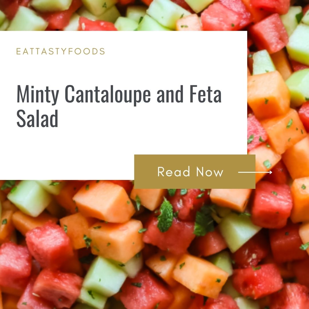 Minty Cantaloupe and Feta Salad