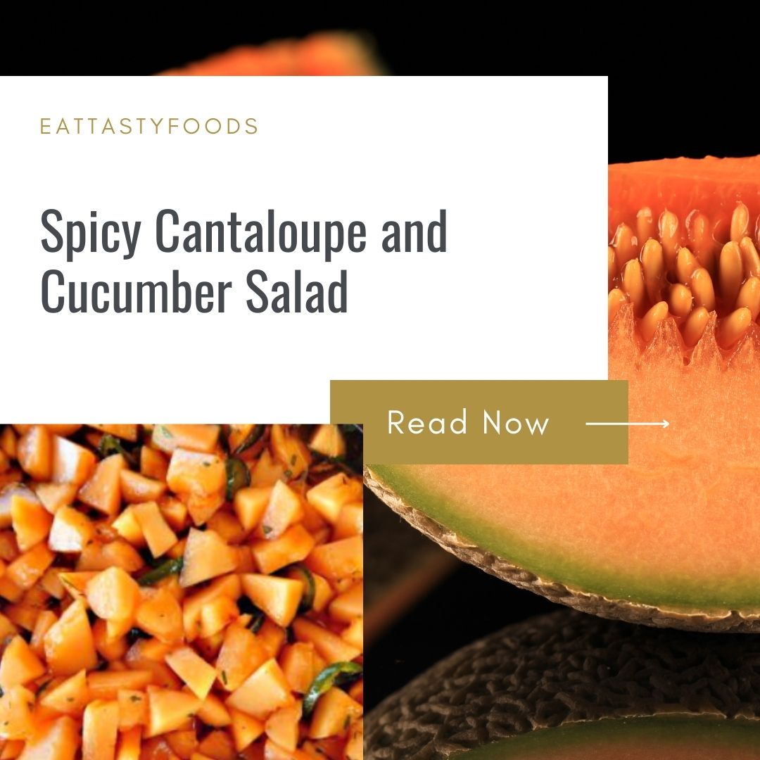 Spicy Cantaloupe and Cucumber Salad